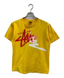 stussy（ステューシー）の古着「folded logo&crown T」｜イエロー