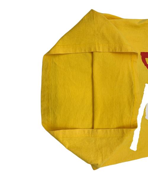 stussy（ステューシー）stussy (ステューシー) folded logo&crown T イエロー サイズ:Mの古着・服飾アイテム