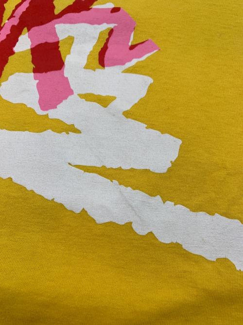 stussy（ステューシー）stussy (ステューシー) folded logo&crown T イエロー サイズ:Mの古着・服飾アイテム