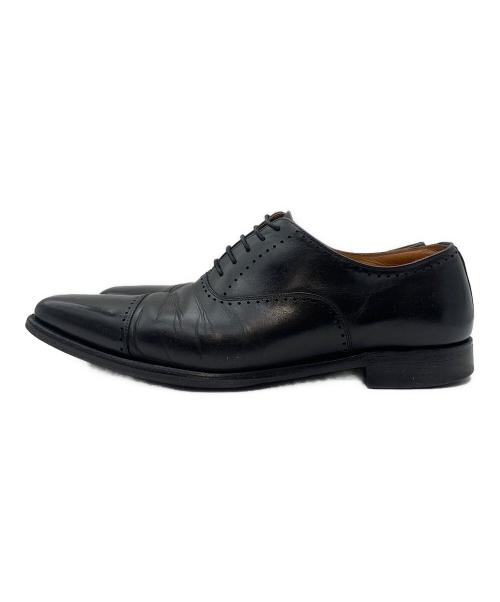 SCOTCH GRAIN（スコッチグレイン）SCOTCH GRAIN (スコッチグレイン) ストレートチップシューズ ブラック サイズ:26.5cmの古着・服飾アイテム