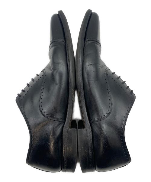 SCOTCH GRAIN（スコッチグレイン）SCOTCH GRAIN (スコッチグレイン) ストレートチップシューズ ブラック サイズ:26.5cmの古着・服飾アイテム