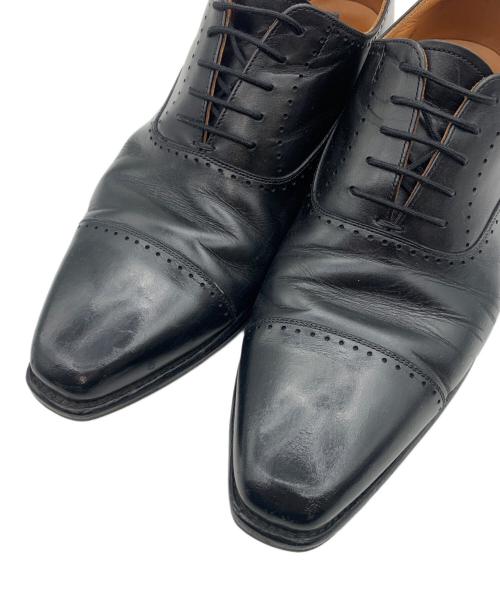 SCOTCH GRAIN（スコッチグレイン）SCOTCH GRAIN (スコッチグレイン) ストレートチップシューズ ブラック サイズ:26.5cmの古着・服飾アイテム