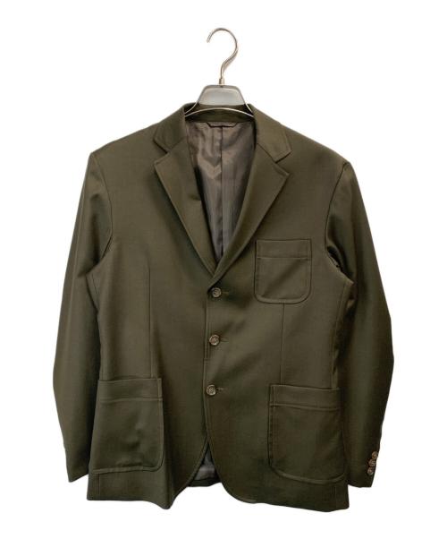 foufou（フーフー）foufou (フーフー) wool single 3 button jacket カーキ サイズ:1の古着・服飾アイテム
