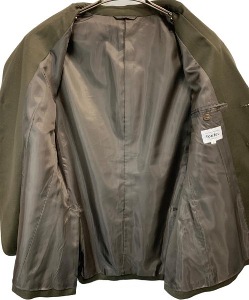 foufou（フーフー）foufou (フーフー) wool single 3 button jacket カーキ サイズ:1の古着・服飾アイテム