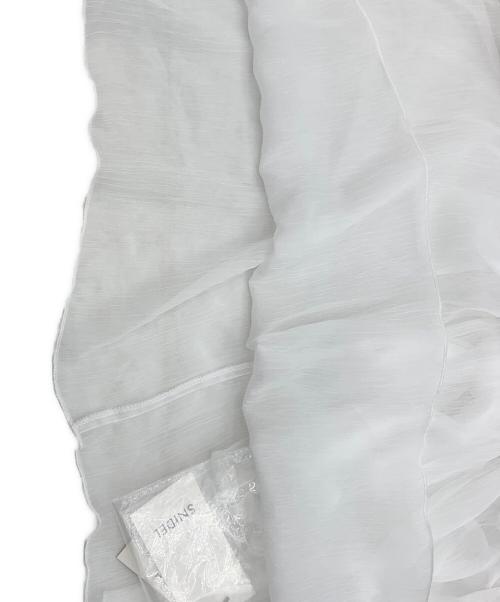 Snidel（スナイデル）Snidel (スナイデル) ラッフルミニセットアップ ホワイト サイズ:1の古着・服飾アイテム