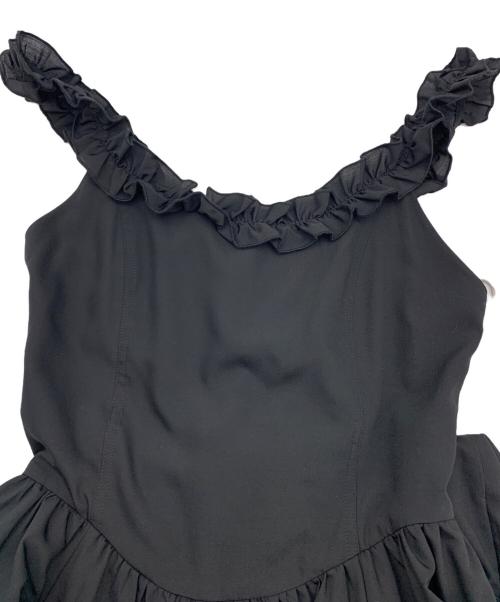 Snidel（スナイデル）Snidel (スナイデル) ノースリーブ・キャミソールワンピース ブラック サイズ:1の古着・服飾アイテム