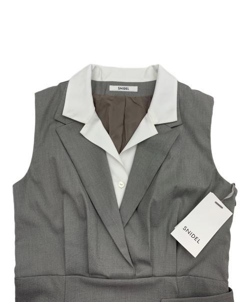 Snidel（スナイデル）Snidel (スナイデル) レイヤードカラーワンピ グレー サイズ:1の古着・服飾アイテム