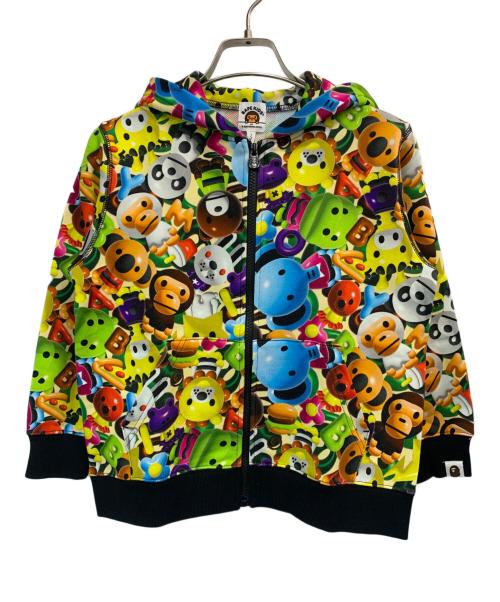 BAPE KIDS（ベイプキッズ）BAPE KIDS (ベイプキッズ) ジップパーカー マルチカラー サイズ:130の古着・服飾アイテム
