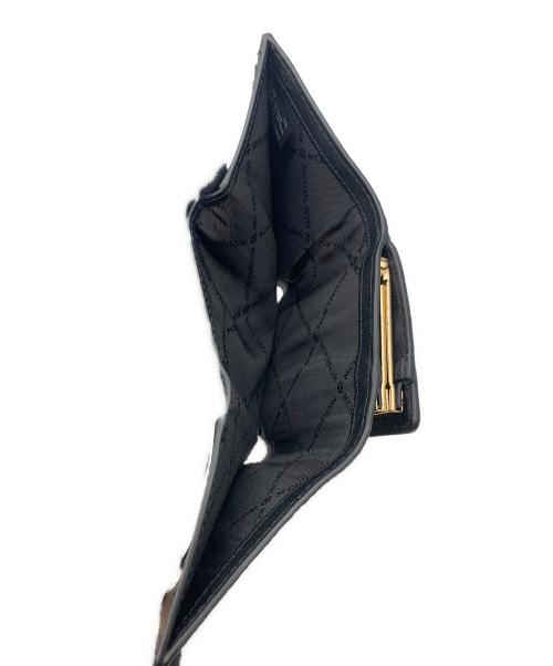 MICHAEL KORS（マイケル・コース）MICHAEL KORS (マイケル・コース) コンパクトウォレット ブラックの古着・服飾アイテム