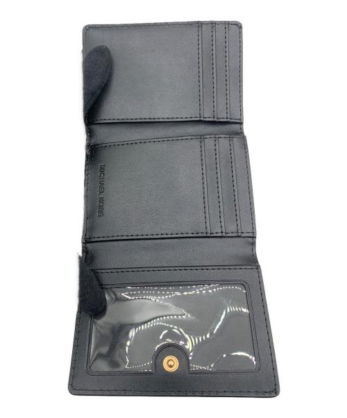 MICHAEL KORS（マイケル・コース）MICHAEL KORS (マイケル・コース) コンパクトウォレット ブラックの古着・服飾アイテム