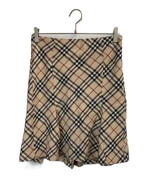 BURBERRY BLUE LABEL（バーバリー ブルー レーベル）BURBERRY BLUE LABEL (バーバリー ブルー レーベル) フレアスカート ベージュ サイズ:38の古着・服飾アイテム