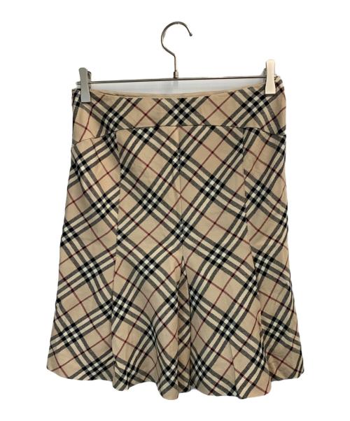 BURBERRY BLUE LABEL（バーバリー ブルー レーベル）BURBERRY BLUE LABEL (バーバリー ブルー レーベル) フレアスカート ベージュ サイズ:38の古着・服飾アイテム
