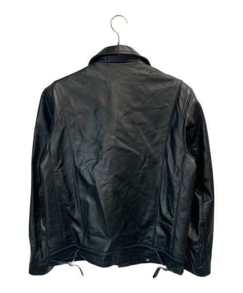 BACKERS（バッカーズ）Backers (バッカーズ) レザージャケット ブラック サイズ:Mの古着・服飾アイテム