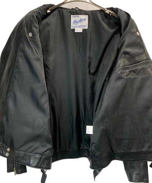 BACKERS（バッカーズ）Backers (バッカーズ) レザージャケット ブラック サイズ:Mの古着・服飾アイテム