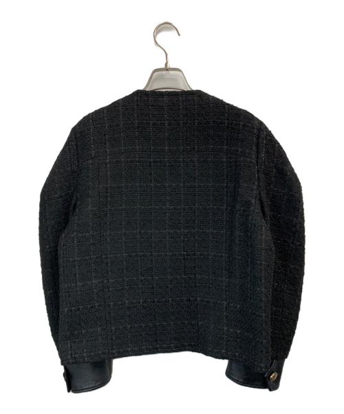 ZARA（ザラ）ZARA (ザラ) ノーカラージャケット ブラック サイズ:XSの古着・服飾アイテム