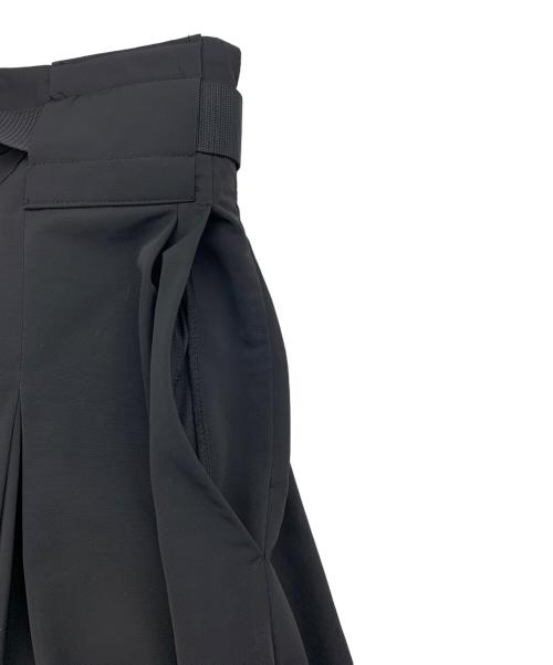 Snidel（スナイデル）Snidel (スナイデル) ベルト付スカート ブラックの古着・服飾アイテム