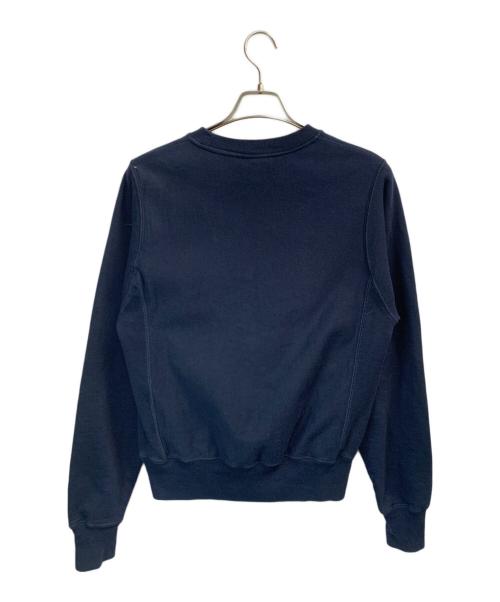 Champion REVERSE WEAVE（チャンピオン リバース ウィーブ）Champion REVERSE WEAVE (チャンピオン リバース ウィーブ) MoMA (モマ) クルーネックスウェット ネイビー サイズ:Mの古着・服飾アイテム