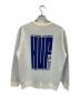 HUF (ハフ) BIG BLOCK CREW SWEATER アイボリー サイズ:M：8000円