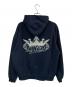 9090 (ナインティナインティ) King Logo Hoodie ネイビー サイズ:XL：6000円