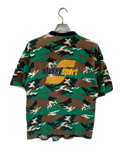 stussy（ステューシー）stussy (ステューシー) 半袖Tシャツ グリーン サイズ:ｌの古着・服飾アイテム