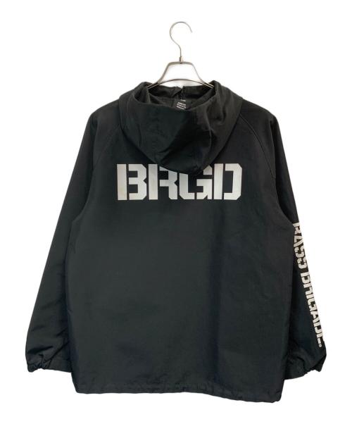 BASS BRIGADE（バスブリゲート）BASS BRIGADE (バスブリゲート) フーデッドジャケット ブラック サイズ:XLの古着・服飾アイテム