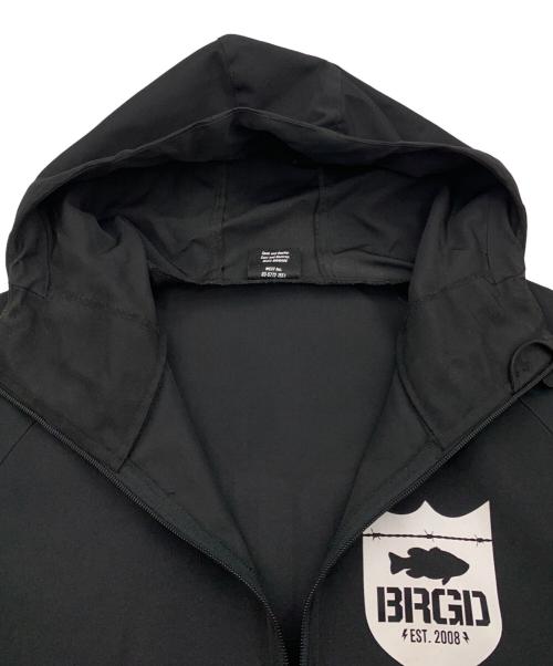 BASS BRIGADE（バスブリゲート）BASS BRIGADE (バスブリゲート) フーデッドジャケット ブラック サイズ:XLの古着・服飾アイテム