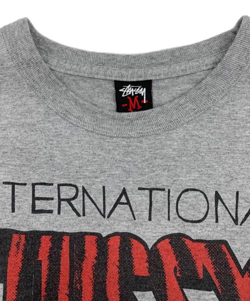 stussy（ステューシー）stussy (ステューシー) 長袖カットソー グレー サイズ:Mの古着・服飾アイテム
