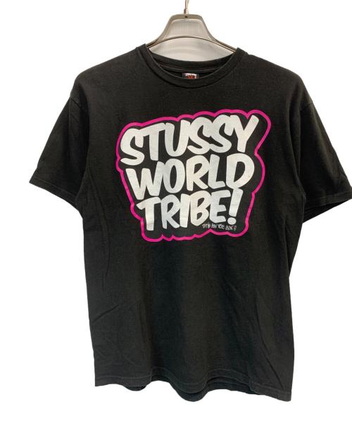 stussy（ステューシー）stussy (ステューシー) 半袖カットソー ブラック サイズ:Mの古着・服飾アイテム