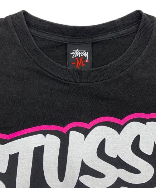 stussy（ステューシー）stussy (ステューシー) 半袖カットソー ブラック サイズ:Mの古着・服飾アイテム