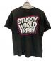stussy（ステューシー）の古着「半袖カットソー」｜ブラック