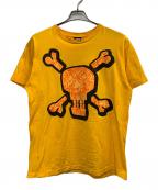 stussyステューシー）の古着「半袖カットソー」｜イエロー