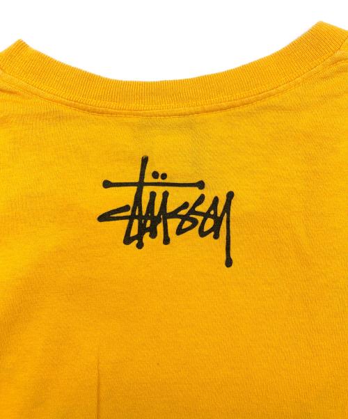 stussy（ステューシー）stussy (ステューシー) 半袖カットソー イエロー サイズ:Lの古着・服飾アイテム