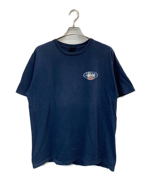 stussy（ステューシー）stussy (ステューシー) 半袖カットソー ネイビー サイズ:XLの古着・服飾アイテム