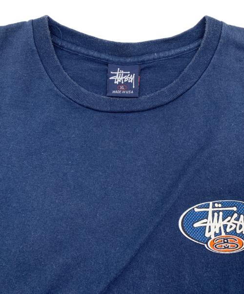 stussy（ステューシー）stussy (ステューシー) 半袖カットソー ネイビー サイズ:XLの古着・服飾アイテム