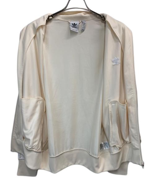 adidas（アディダス）adidas (アディダス) トラックジャケット ベージュ サイズ:2XLの古着・服飾アイテム