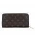 LOUIS VUITTON (ルイ ヴィトン) ジッピー ウォレット ブラウン：50000円