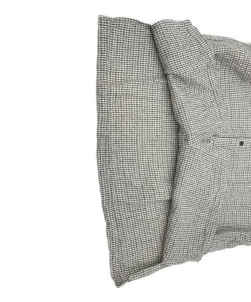 FORK&SPOON（フォーク＆スプーン）FORK&SPOON (フォーク＆スプーン) フレンチリネンギャザースリーブシャツ グレー サイズ:1の古着・服飾アイテム