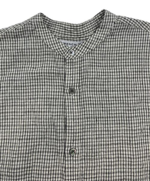 FORK&SPOON（フォーク＆スプーン）FORK&SPOON (フォーク＆スプーン) フレンチリネンギャザースリーブシャツ グレー サイズ:1の古着・服飾アイテム