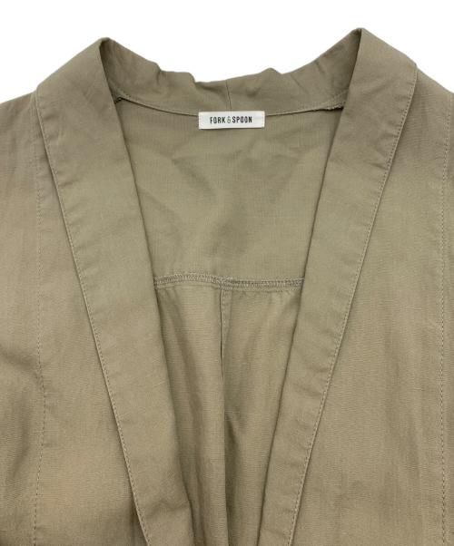 FORK&SPOON（フォーク＆スプーン）FORK&SPOON (フォーク＆スプーン) ショートガウン ベージュ サイズ:ONEの古着・服飾アイテム