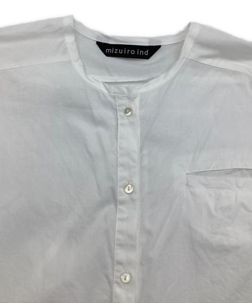 mizuiro-ind（ミズイロインド）mizuiro-ind (ミズイロインド) 長袖ブラウス ホワイト サイズ:記載なしの古着・服飾アイテム