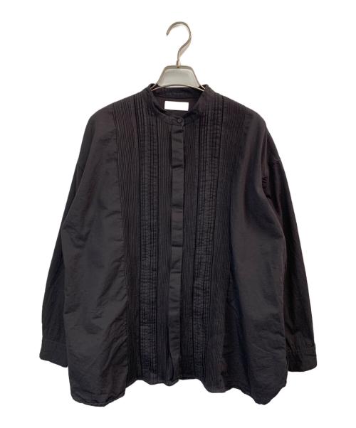 KAGURE（カグレ）KAGURE (カグレ) コットンピンタックシャツ ブラック サイズ:Freeの古着・服飾アイテム