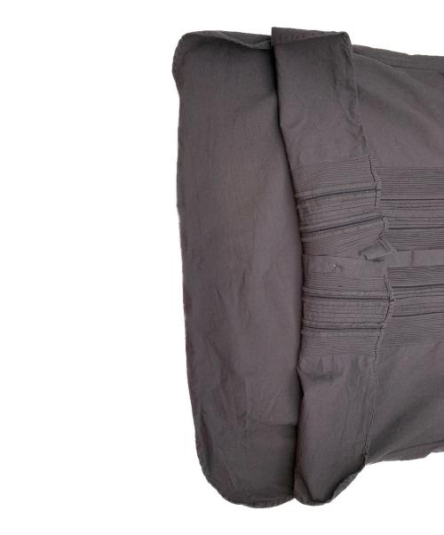 KAGURE（カグレ）KAGURE (カグレ) コットンピンタックシャツ ブラック サイズ:Freeの古着・服飾アイテム