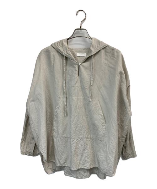 KAGURE（カグレ）KAGURE (カグレ) コットンリネンパーカー ベージュ サイズ:Freeの古着・服飾アイテム