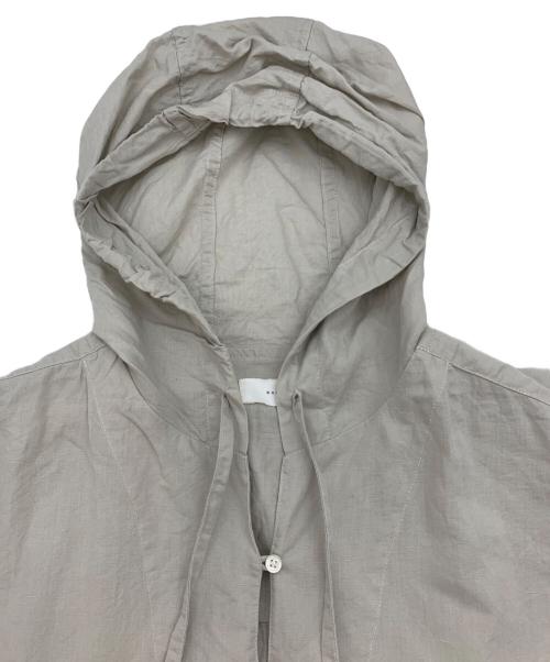 KAGURE（カグレ）KAGURE (カグレ) コットンリネンパーカー ベージュ サイズ:Freeの古着・服飾アイテム