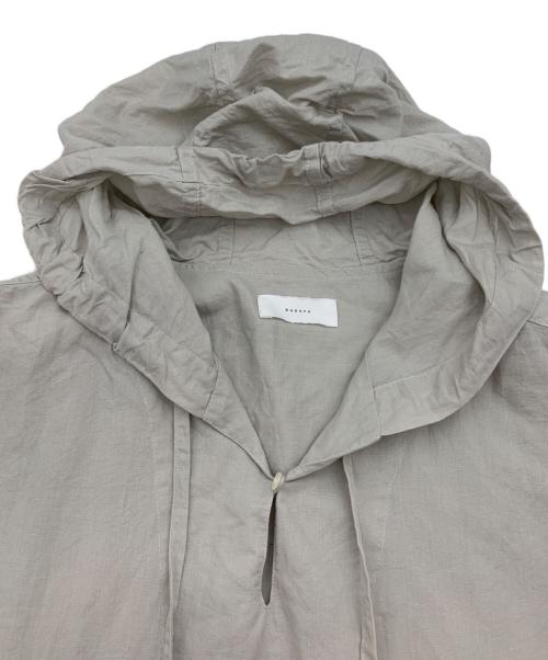 KAGURE（カグレ）KAGURE (カグレ) コットンリネンパーカー ベージュ サイズ:Freeの古着・服飾アイテム