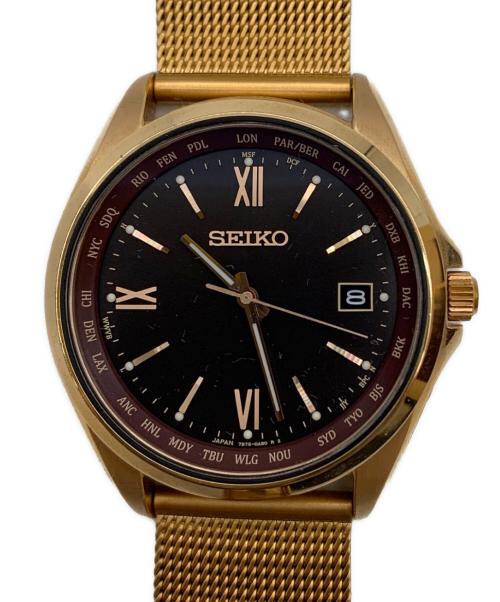 SEIKO（セイコー）SEIKO (セイコー) 腕時計 ブラックの古着・服飾アイテム