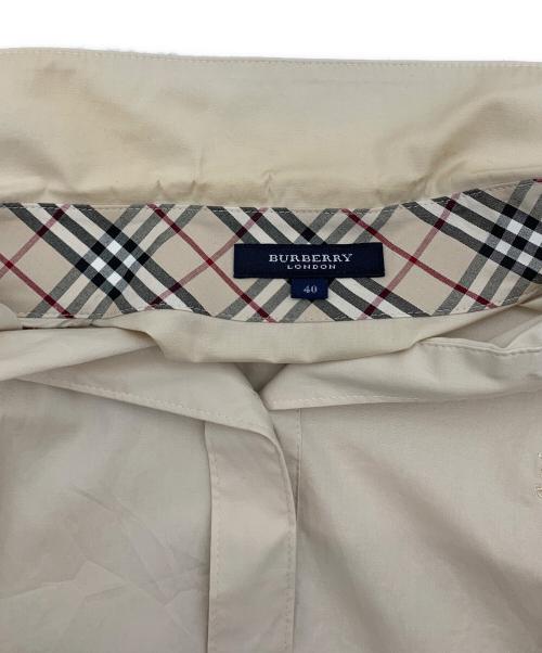 BURBERRY LONDON（バーバリーロンドン）BURBERRY LONDON (バーバリーロンドン) 長袖シャツ ベージュ サイズ:40の古着・服飾アイテム