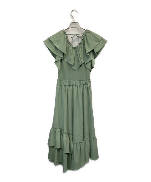 Diagram（ダイアグラム）Diagram (ダイアグラム) 半袖ワンピース グリーン サイズ:表記なしの古着・服飾アイテム