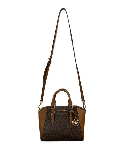 MICHAEL KORS（マイケル・コース）MICHAEL KORS (マイケル・コース) 2WAYバッグ ブラウンの古着・服飾アイテム