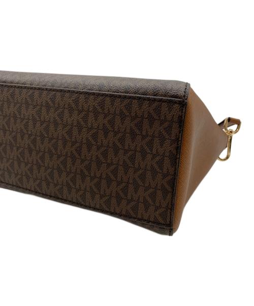 MICHAEL KORS（マイケル・コース）MICHAEL KORS (マイケル・コース) 2WAYバッグ ブラウンの古着・服飾アイテム